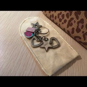 Coach Keychain with Charms, Great Price, See Pics
